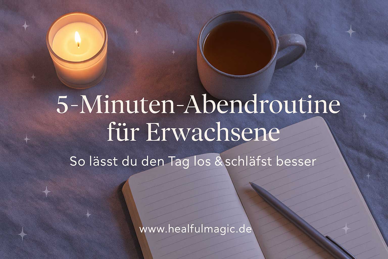 Blog-Beitragsbild-Abendroutine 5 Minuten Abendroutine