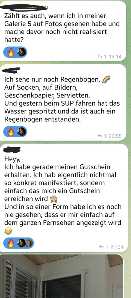 Manifestieren Challenge: Erfolge aus meiner Telegram-Gruppe